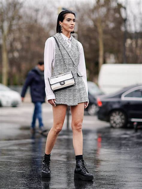 street style chanel shoes|Chanel inspired outfits.